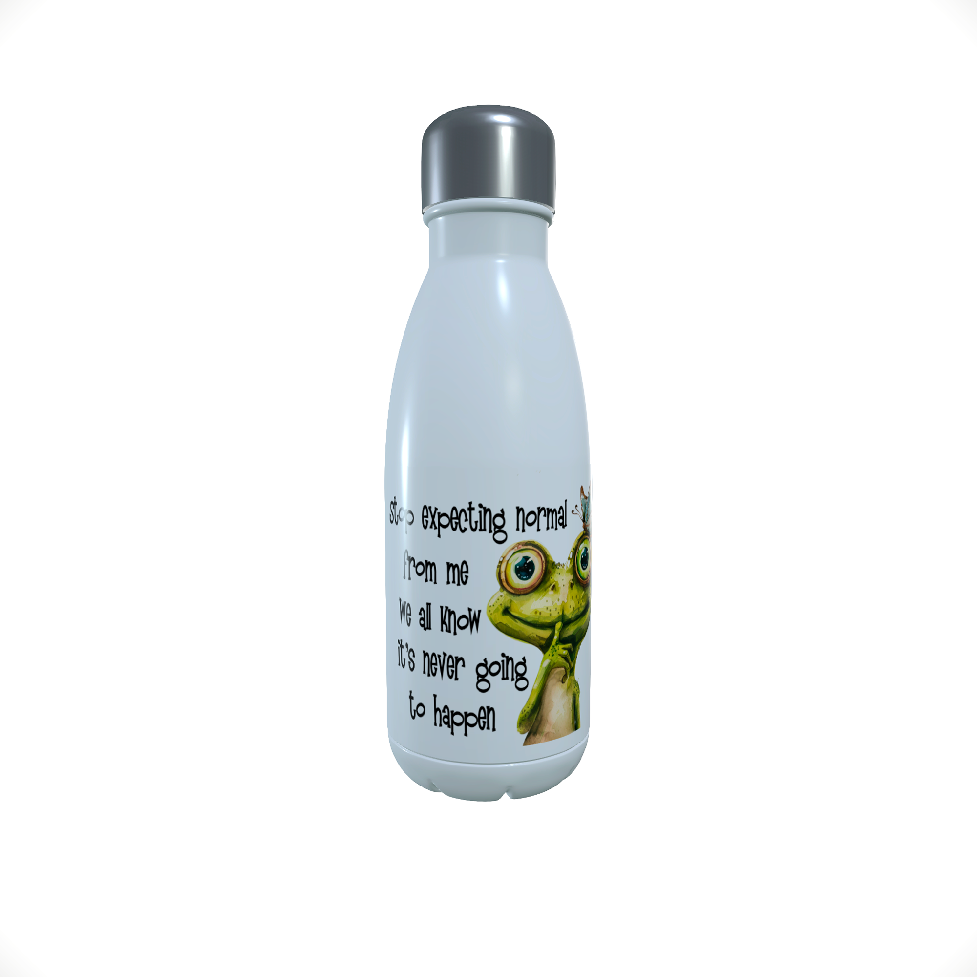 Funny Frog - Expecting Normal... thermal bottle